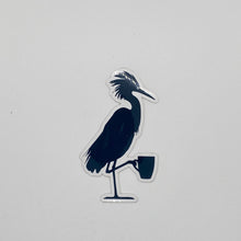 Load image into Gallery viewer, egret with mug sticker
