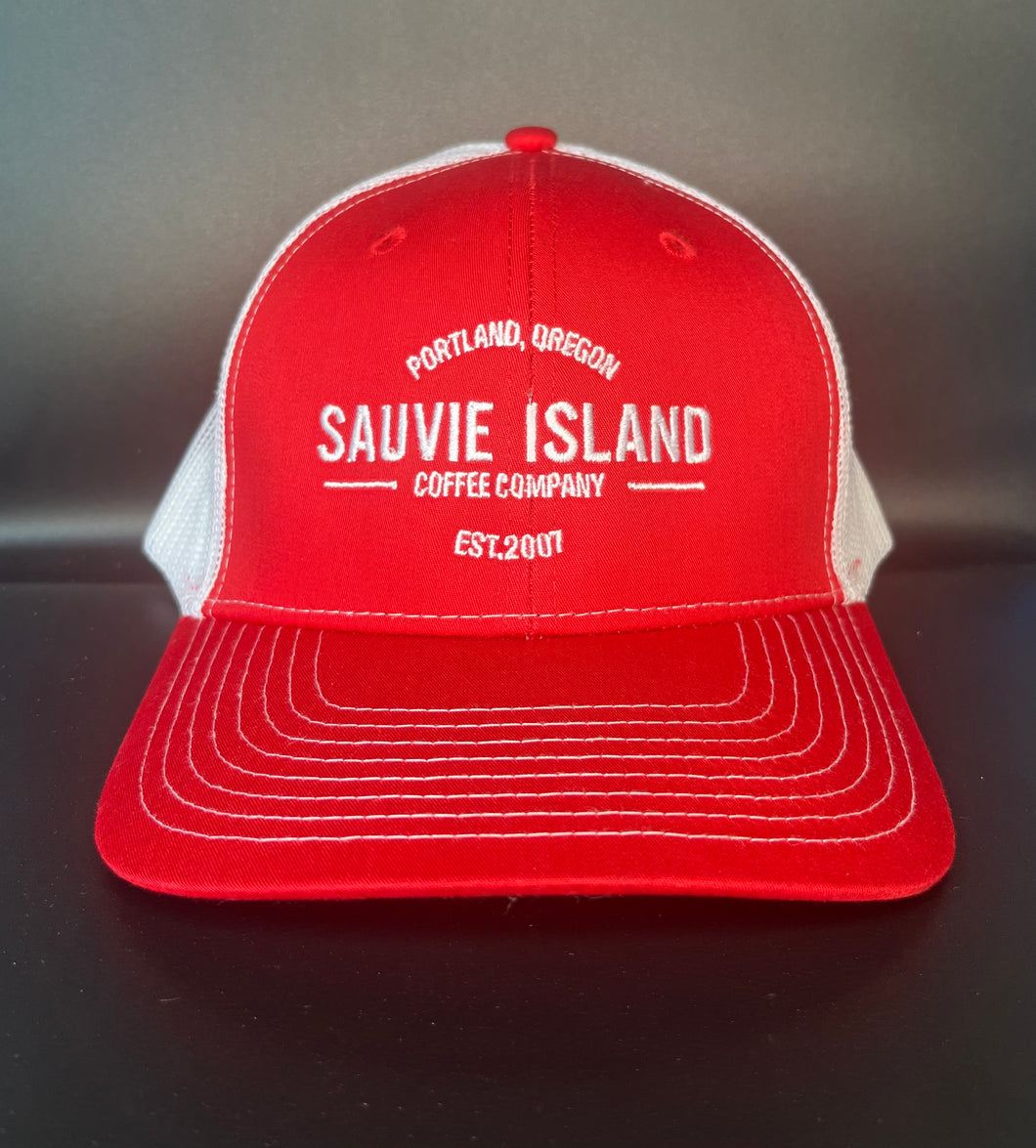 Sauvie Island Coffee Ball Caps