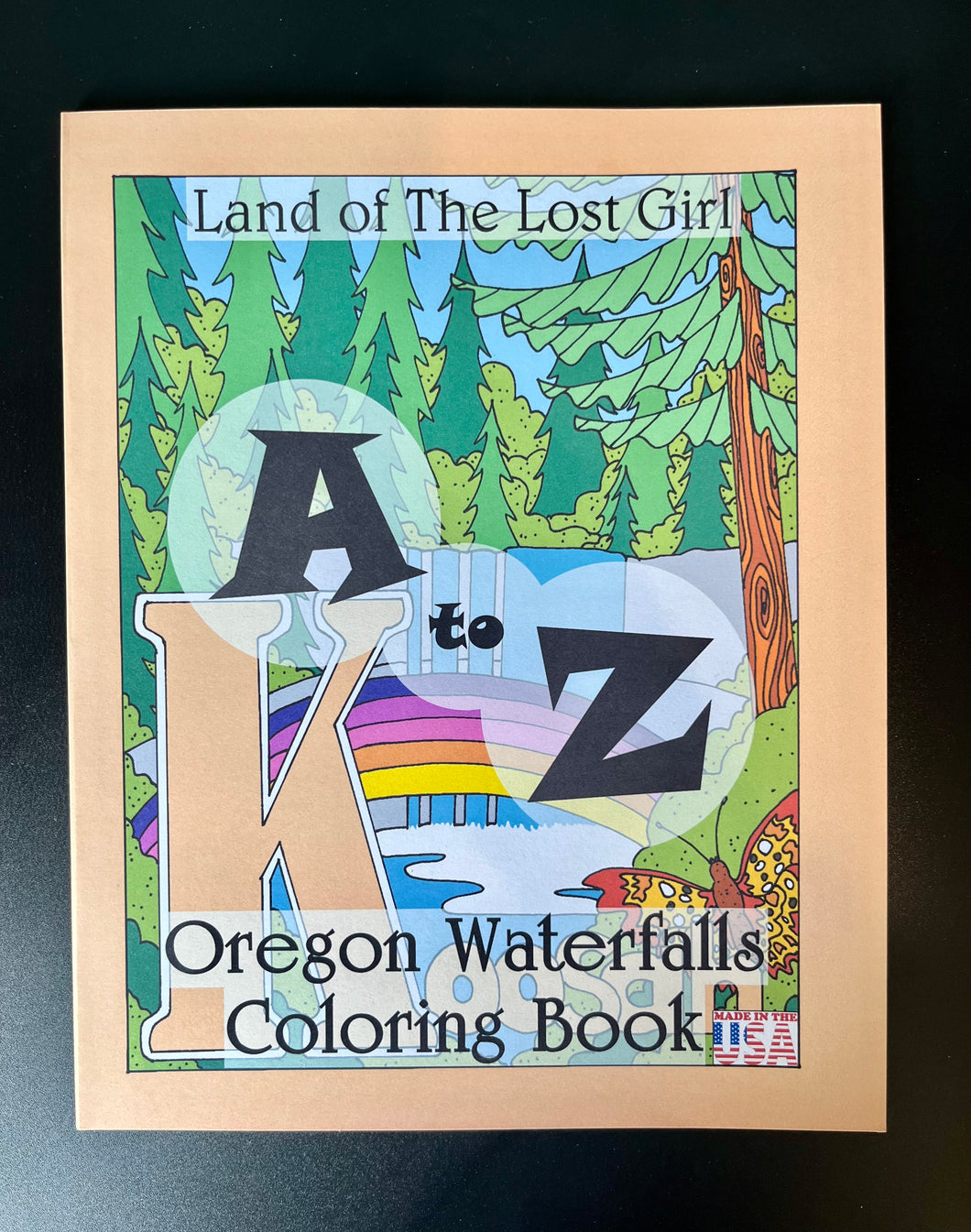 Coloring Book - Oregon Waterfalls